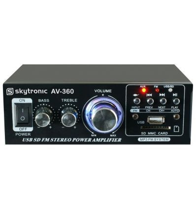 SKYTEC 103.142 AMPLIFICADOR FM/USB/SD