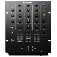 Numark M4 - Mesa mezclas DJ de 3 canales con crossfader reemplazable