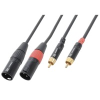 PD CONNEX 176.686 CX66-6 CABLE 2XXLR MACHO-2XRCA MACHO 6.0M