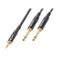 PD CONNEX 177.136 CX86-6 CABLE JACK 3.5 STEREO 2X JACK 6.3 MONO 6.0M HQ