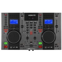 Vonyx CDJ450 Reproductor Doble CD/MP3/USB con Mezclador y Bluetooth