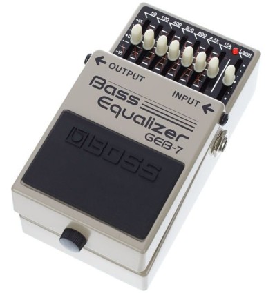 Boss GEB-7 - Ecualizador de bajo de 7 bandas para control de tono