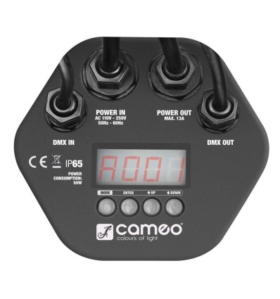 CAMEO OUTDOOR PAR TRI 12 IP 65 foco iluminacion Led precio características