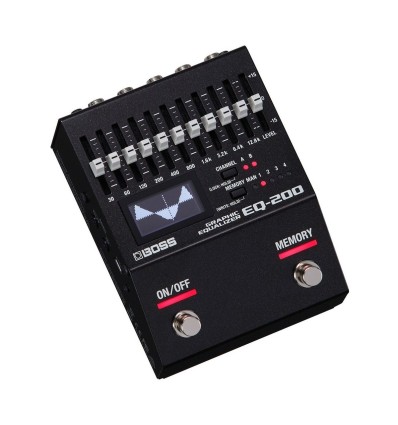 BOSS EQ-200 | Ecualizador gráfico dual de 10 bandas para músicos profe