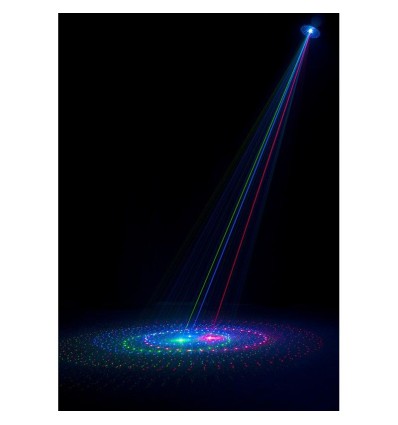 American DJ Rayzer: Efecto LED y láser 2 en 1 para DJs
