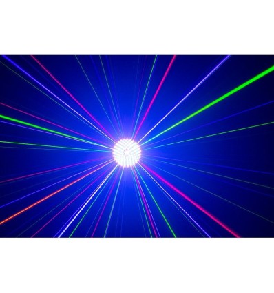 American DJ Rayzer: Efecto LED y láser 2 en 1 para DJs