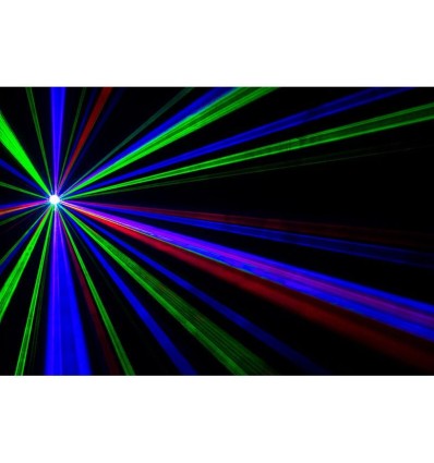 American DJ Rayzer: Efecto LED y láser 2 en 1 para DJs