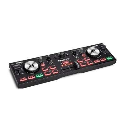 Numark DJ2GO2 Touch – Controlador DJ portátil de 2 canales
