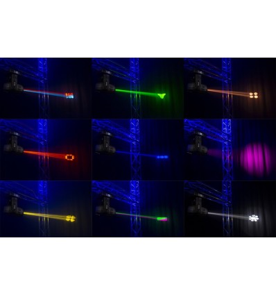 BEAMZ 150.398 PAREJA CABEZA MOVIL TIGER 17R + FLIGHTCASE