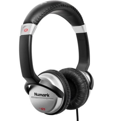 Numark HF-125 | Auriculares DJ baratos con adaptador