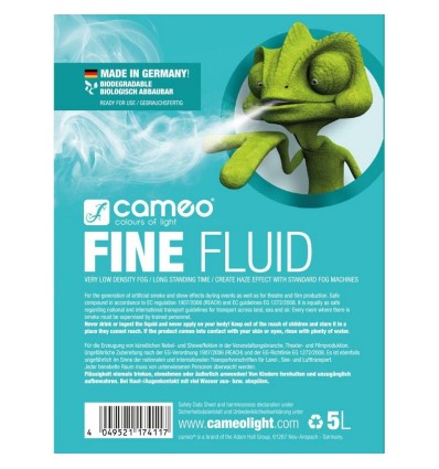 Fine-Fluid de Cameo líquido para máquinas de niebla.