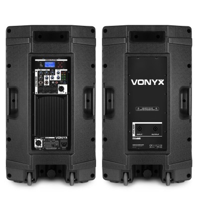 VONYX VSA120S - Sistema de Altavoces Activo de 12" con Bluetooth y USB