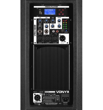 VONYX VSA120S - Sistema de Altavoces Activo de 12" con Bluetooth y USB