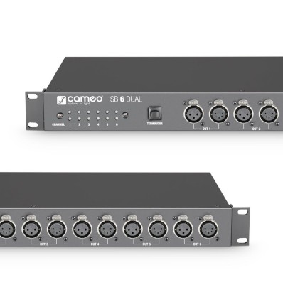 Cameo SB 6 DUAL distribuidor DMX de 6