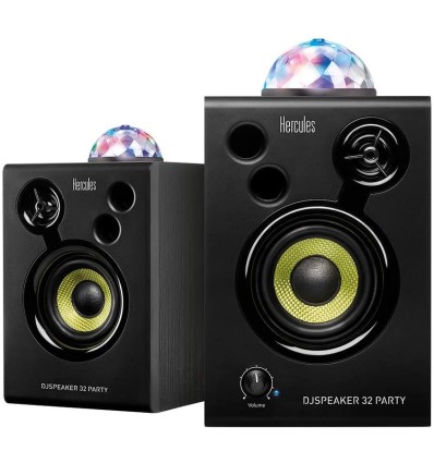 Altavoces Hercules DJ Speaker 32 Party – Sonido e iluminación en uno