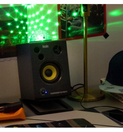 Altavoces Hercules DJ Speaker 32 Party – Sonido e iluminación en uno