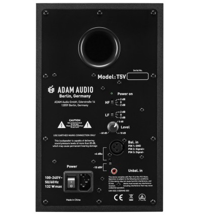 Adam Audio T5V - Monitor de estudio profesional con tweeter U-ART