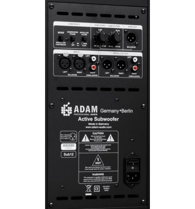 ADAM Audio Sub12 - Subwoofer Activo de Estudio 12"