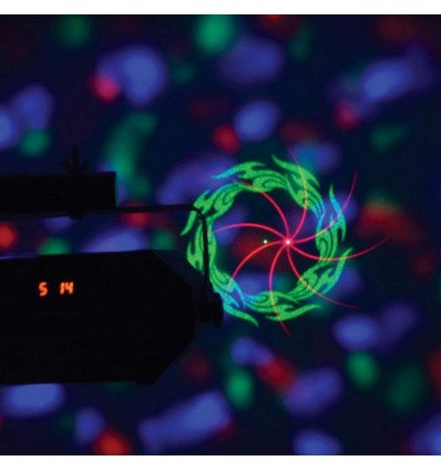 El TETRA efecto de luz DMX 4 en 1