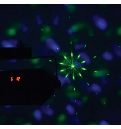 El TETRA efecto de luz DMX 4 en 1