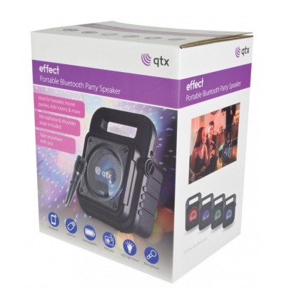 QTX EFFECT Altavoz portátil con 10W RMS