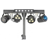 STAGE BAR luces multiefectos LED, Láser UV y Luz Estr. STAGE BAR luces multiefectos LED, Láser UV y Luz Estr.