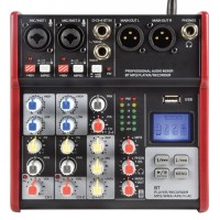 Citronic CSM-4 mesa de mezclas 4 canales bluetooth USB.