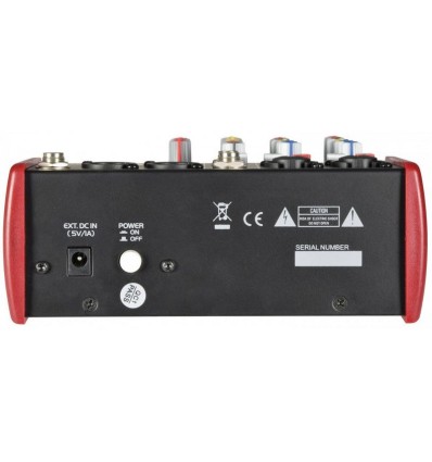 Citronic CSM-4 mesa de mezclas 4 canales bluetooth USB.