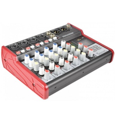 Citronic CSM-6 mesa de mezclas 6 canales bluetooth USB.