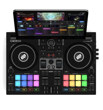 Reloop Buddy - Controlador DJ compacto y compatible con djay PRO AI