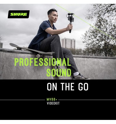 SHURE MV88+DIG-VIDKIT es tu equipo de grabación móvil