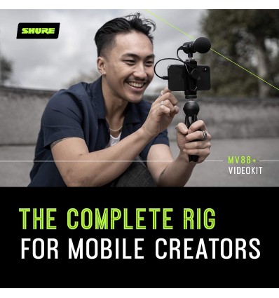 SHURE MV88+DIG-VIDKIT es tu equipo de grabación móvil