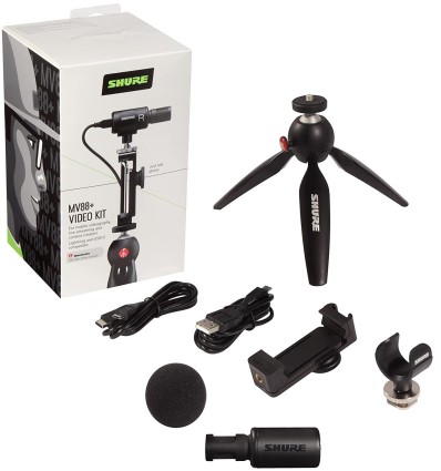 SHURE MV88+DIG-VIDKIT es tu equipo de grabación móvil