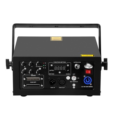 El BEAMZ PHANTOM 5000 es un perfecto laser analógico.