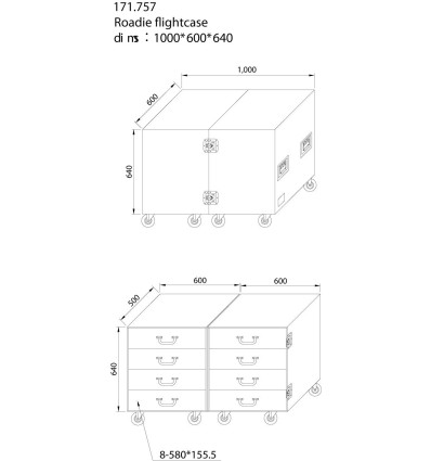 El POWER DYNAMICS PD-F4A es un rack multifunción