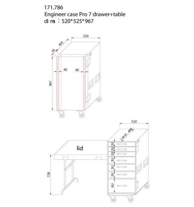 El POWER DYNAMICS PD-FA5 es un perfecto y robusto rack