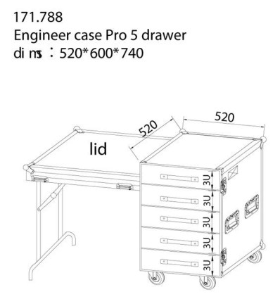 El POWER DYNAMICS PD-FA6 es un perfecto y robusto rack
