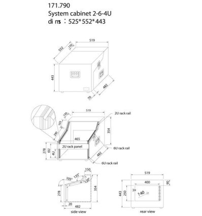 El POWER DYNAMICS PD-F es un perfecto rack para dj