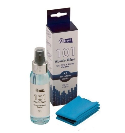WINYL 101 SONIC BLUE CD CLEANER es la solución de limpieza más potente