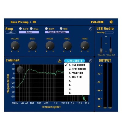 NUX NBP-5 MELVIN LEE preamp para bajo