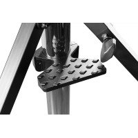 El BEAMZ WLS80 es un soporte de luces cromado El BEAMZ WLS80 es un soporte de luces cromado