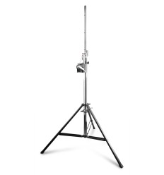 El BEAMZ WLS80 es un soporte de luces cromado