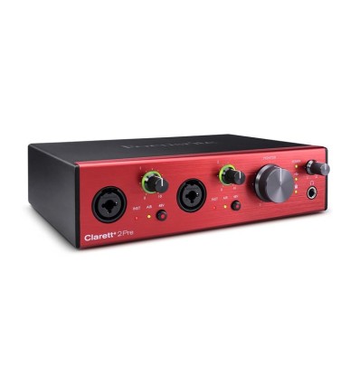 Focusrite Clarett+ 2Pre - Interfaz de audio USB de alta calidad