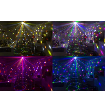 JB90R jelly bean de 6 LEDs en 9 colores y efecto strobo