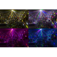 JB90R jelly bean de 6 LEDs en 9 colores y efecto strobo JB90R jelly bean de 6 LEDs en 9 colores y efecto strobo