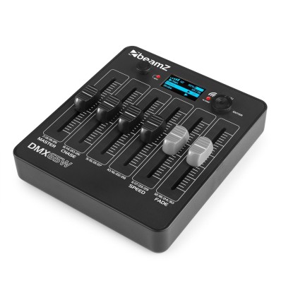 DMX65W controladora DMX inalámbrica compacta.