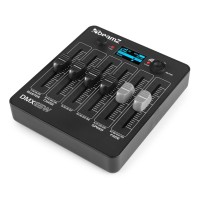 DMX65W controladora DMX inalámbrica compacta.