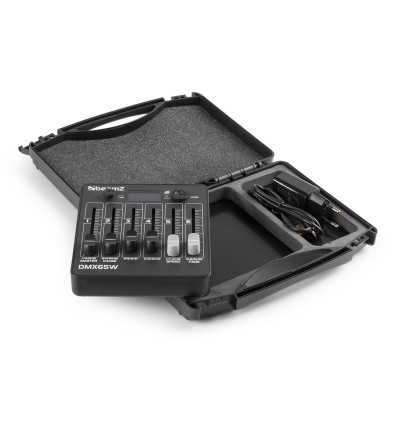 DMX65W controladora DMX inalámbrica compacta.
