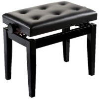 OQAN PIANO BENCH BGM BLACK-BLACK Banqueta de madera para piano