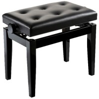 OQAN PIANO BENCH BGB BLACK-BLACK Banqueta de madera para piano